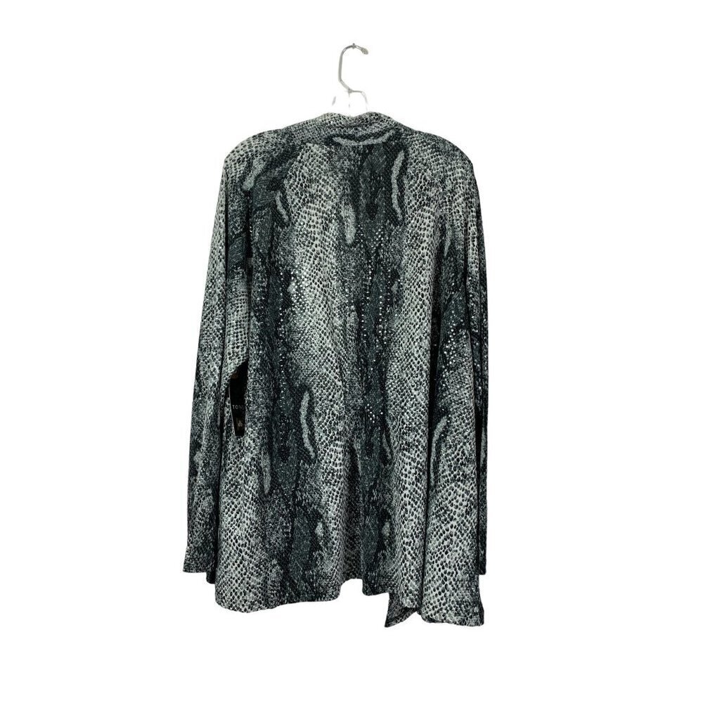 Toni Morgan Women's Snake Print Cardigan - Picture 2 of 6